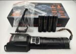 High Power Rechargeable LED Zoom Torch Light - Image 4