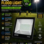 300W LED Flood Light IP66 Waterproof Outdoor Security Light