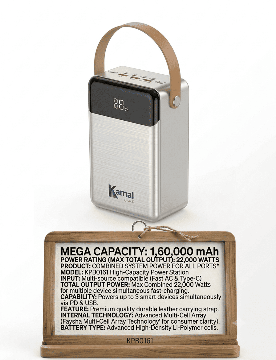 1001075370 Kamal K2 KPB0161 Power Bank - Image 1