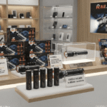 High Power Rechargeable LED Zoom Torch Light