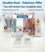 Blackhead Remover & Eyebrow Trimmer Duo