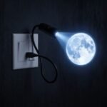 Portable USB planet/moon projection night light - Image 2