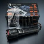 High Power Rechargeable LED Zoom Torch Light