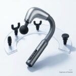 Deep Tissue Massage Gun with 4 Massage Heads