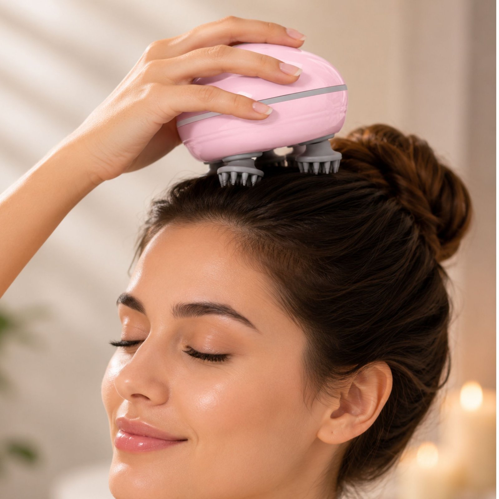 Smart Scalp Massager (2) Smart Scalp Massager – Electric Head Massager | USB Rechargeable - Image 1