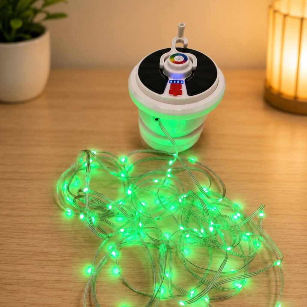 Solar Rechargeable LED Light with Type-C Charging