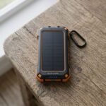 Rugged Waterproof Solar Power Bank 20,000 mAh with Compass - Image 2