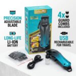 Daling Hair Clipper DL-1952 Professional Rechargeable Trimmer