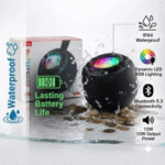 KBroad Waterproof Portable Speaker with RGB Light - Image 5