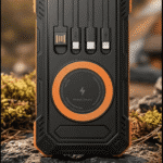 30000mAh Rugged Solar Power Bank with Wireless Charging - Image 6