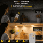 Wireless Remote-Controlled LED Lights (Pack of 3)