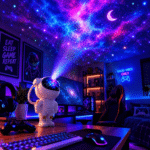 Astronaut Galaxy Projector Night Light 360° Rotating Star Nebula Lamp with Remote Control - Image 2