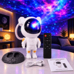 Astronaut Galaxy Projector Night Light 360° Rotating Star Nebula Lamp with Remote Control - Image 3
