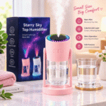 Starry Sky Top Humidifier - Cool Mist Air Diffuser with LED Light & Projection